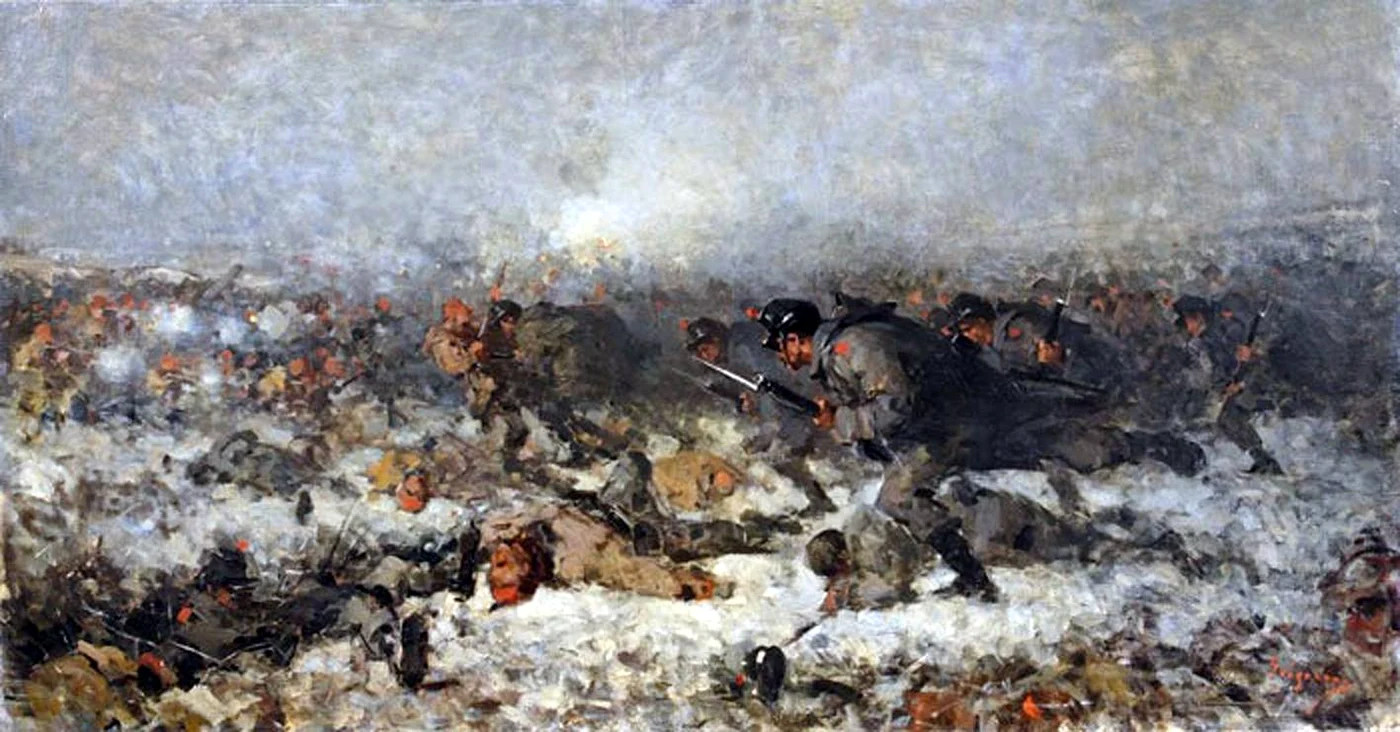 Atacul de Smârdan pictură a lui Alexandru Grigorescu