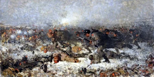 Atacul de la Smârdan, pictură de Nicolae Grigorescu (© Muzeul Național de Artă al României)