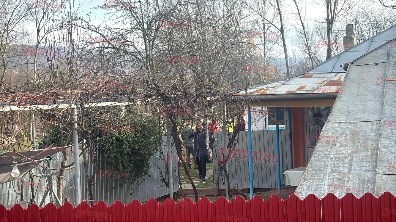 Atmosfera din sat a fost una tensionată. FOTO: Vremea Nouă