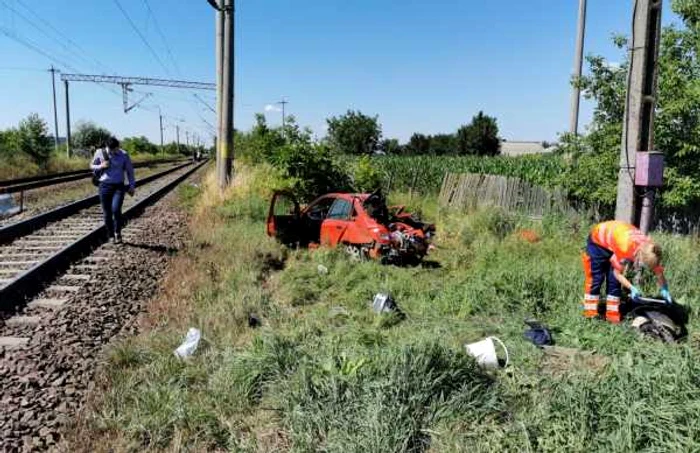 Accident feroviar în judeţul Bacău