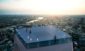 Cea mai mare piscină de exterior din lume, cu privelişte de 360 de grade, construită pe un zgârie nori londonez jpeg