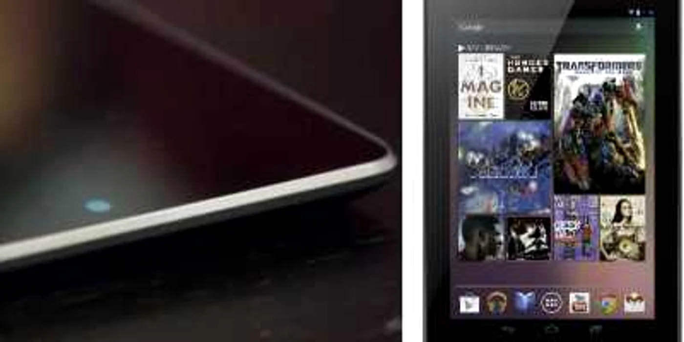 În stânga este presupusa tabletă Nexus 7 pentru 2013. Nexus 7 de acum nu are LED pentru notificări.