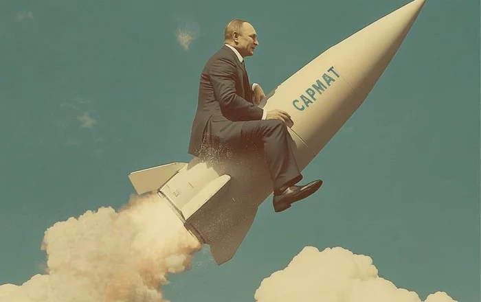 Când în impas, Vladimir Putin agita armele nucleare/FOTO:X