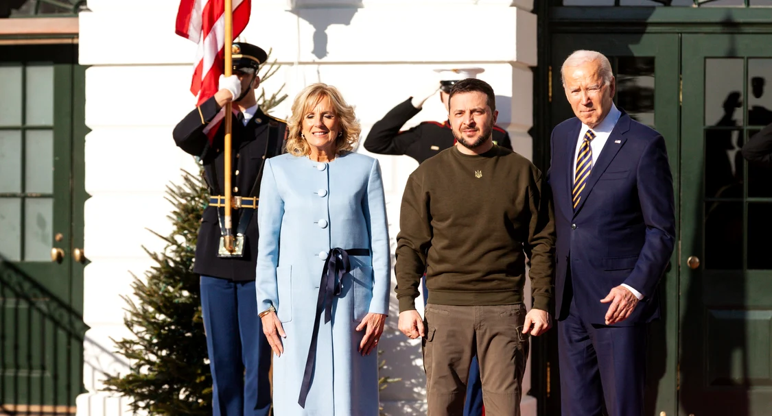 Volodimir Zelenski a fost primit de președintele SUA, Joe Biden
