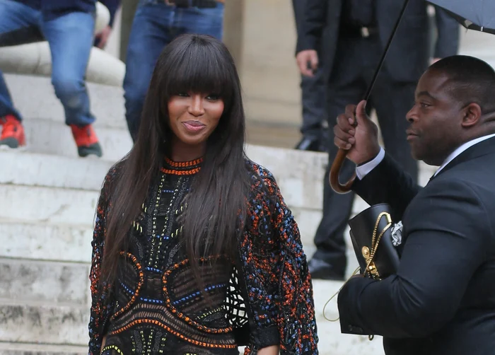 
    Naomi Campbell (45 de ani) a venit însoțită de bodyguard la Paris Fashion Weekfoto: Hepta  