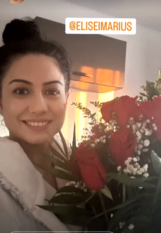 Fotografia postată de Gabriela, iubita lui Marius Elisei, pe Instagram 