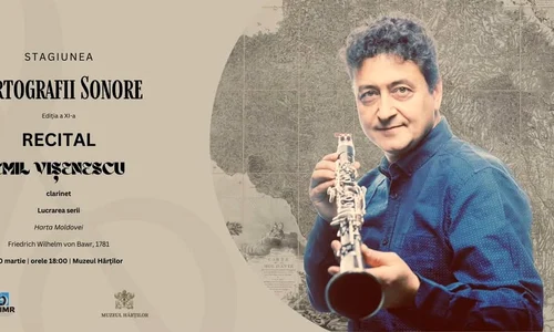 Cartografii sonore: Emil Vișenescu – recital de clarinet la Muzeul Hărților 