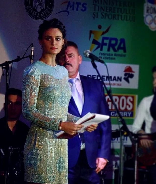 Lorena Menghia a fost prezentatoarea unui eveniment sportiv
