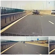 Tragedie pe autostrada A7, în a treia zi de Paște. Un mort și doi răniți după un accident între două autovehicule FOTO: captură video Facebook/Radar Iași