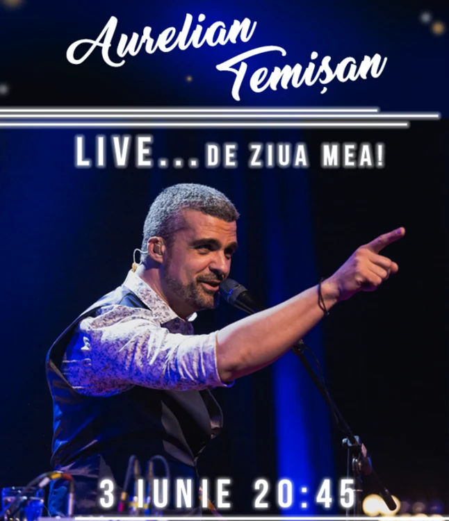 Afișul concertului aniversar al lui Temișan