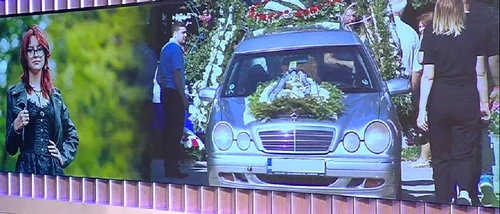 Meliss este condusă pe ultimul drum / Foto: Captură video Antena3.ro