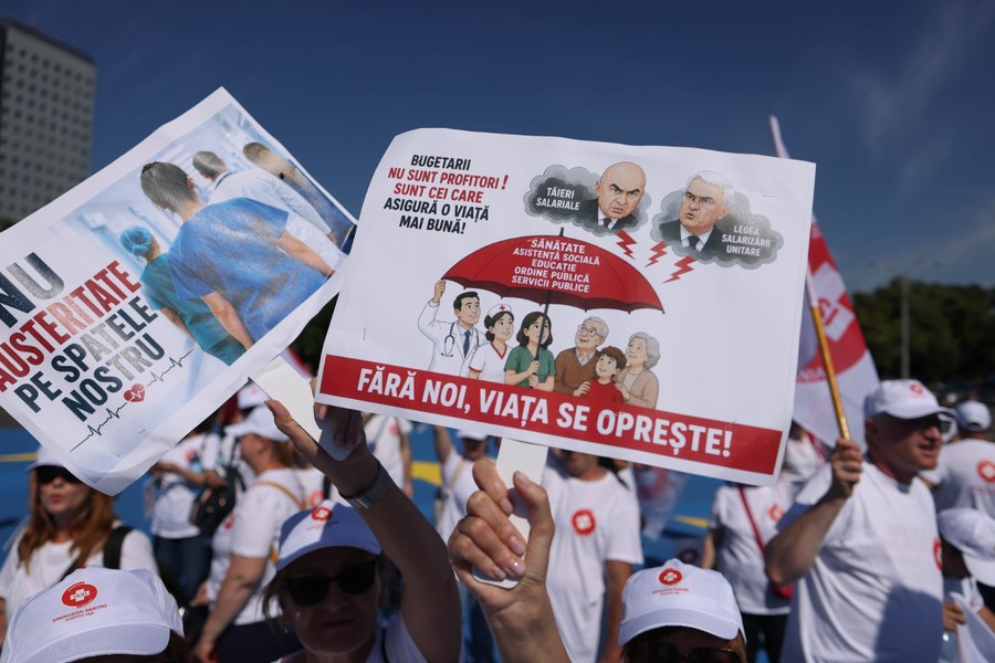 Miercurea protestelor în imagini. Adevăratul motiv pentru care legea salarizării unitare provoacă greve și revoltă în sistemul public