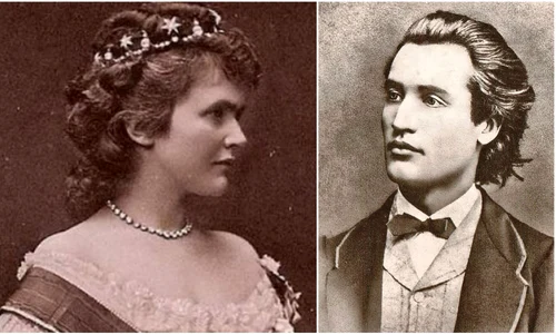 Regina Elisabeta și Mihai Eminescu   Casa Regală, Profimedia jpg