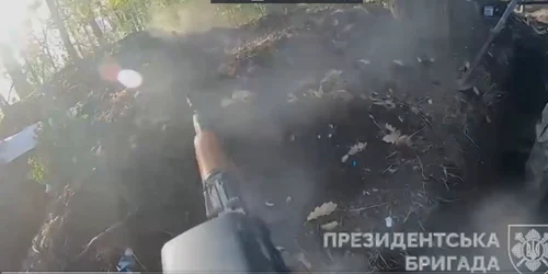 Volodimir Zelenski a trimis unități ale Regimentului Prezidențial să lupte în prima linie a frontului FOTO Captură Video jpg