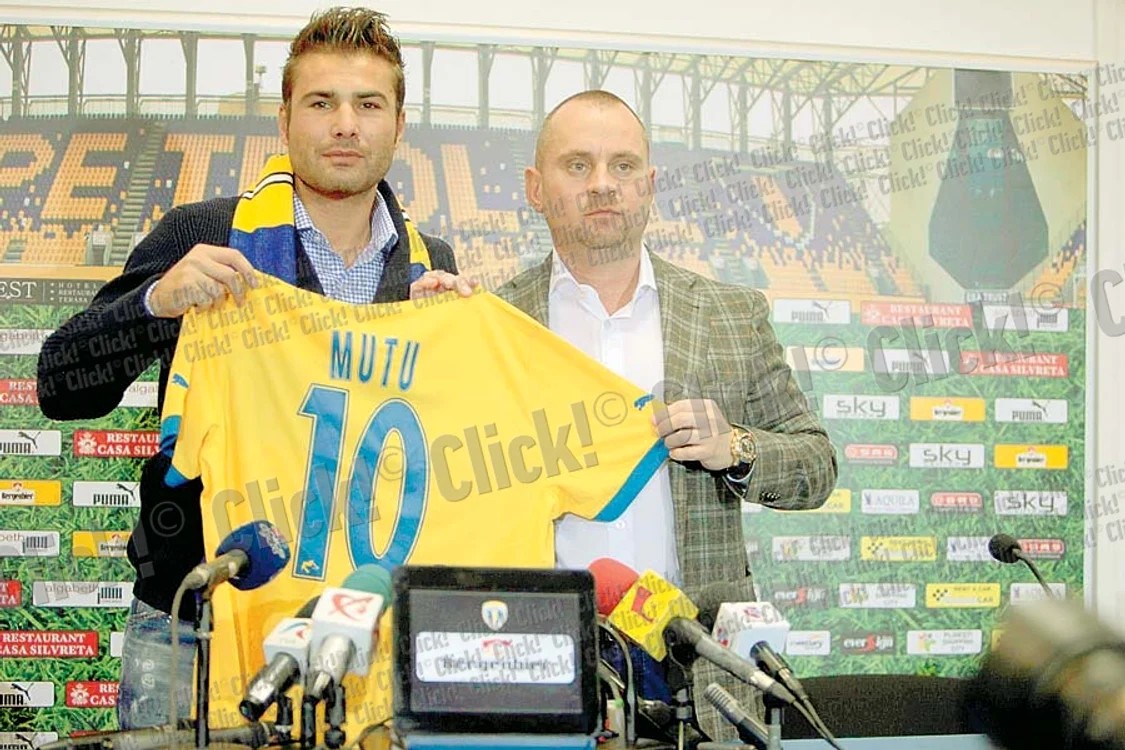 Adrian Mutu a fost  în formă la singurul  antrenament făcut  de Petrolul în acest  an în România  (fotografii: Roberto Sălceanu / Dorin Constanda / Răzvan Păsărică)