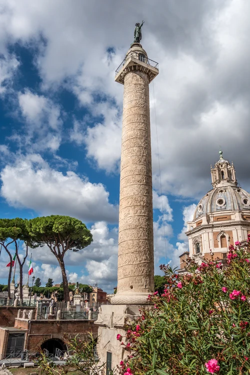 Columna lui Traian, aflată la Roma. FOTO: Shuterstock