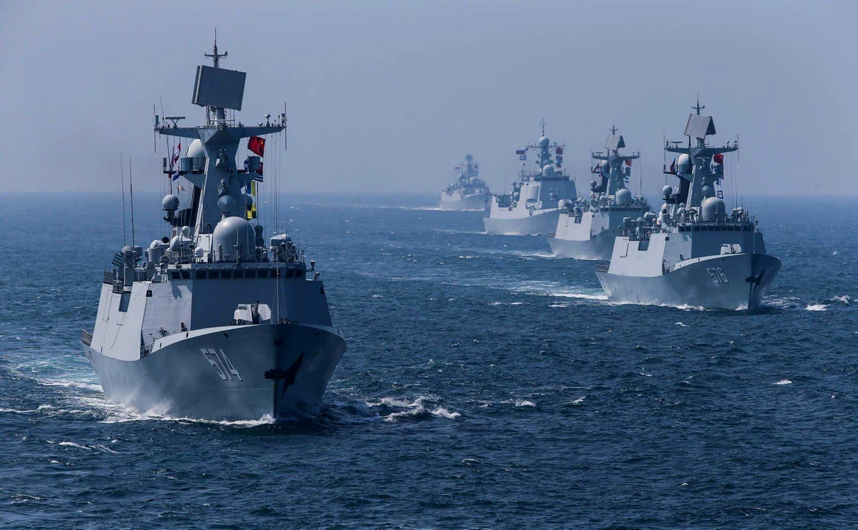 China a mobilizat peste 100 de nave în apropierea Taiwanului Foto: X