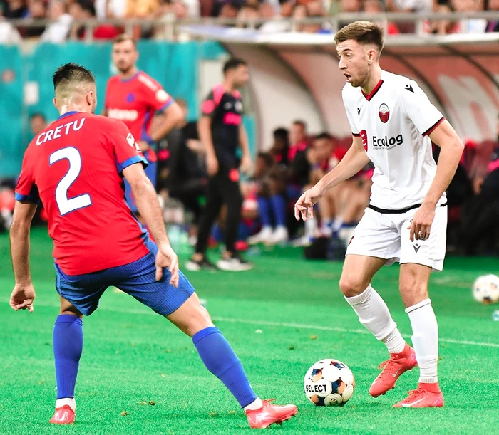 Imagine din meciul FCSB - Shkendija FOTO Facebook FK Shkendija