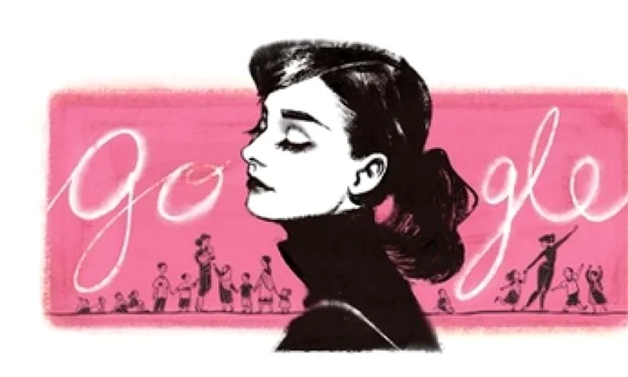 Google o sărbătoreşte pe Audrey Hepburn, la 85 de ani de la naşterea actriţei jpeg