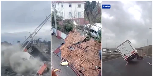 Fenomenele meteo extreme au provocat pagube semnificative în mai multe regiuni din Turcia FOTO: captură video X