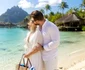 Luna de miere  a lui Răzvan Vasile a fost idilică, cu peisaje feerice, în locuri de poveste: Tahiti și Bora Bora