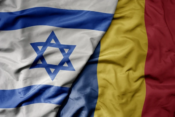 Drapele Israel și România FOTO: Shutterstock