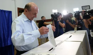 Traian Băsescu la vot. FOTO Inquam Photos / George Călin