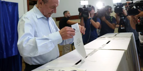 Traian Băsescu la vot. FOTO Inquam Photos / George Călin