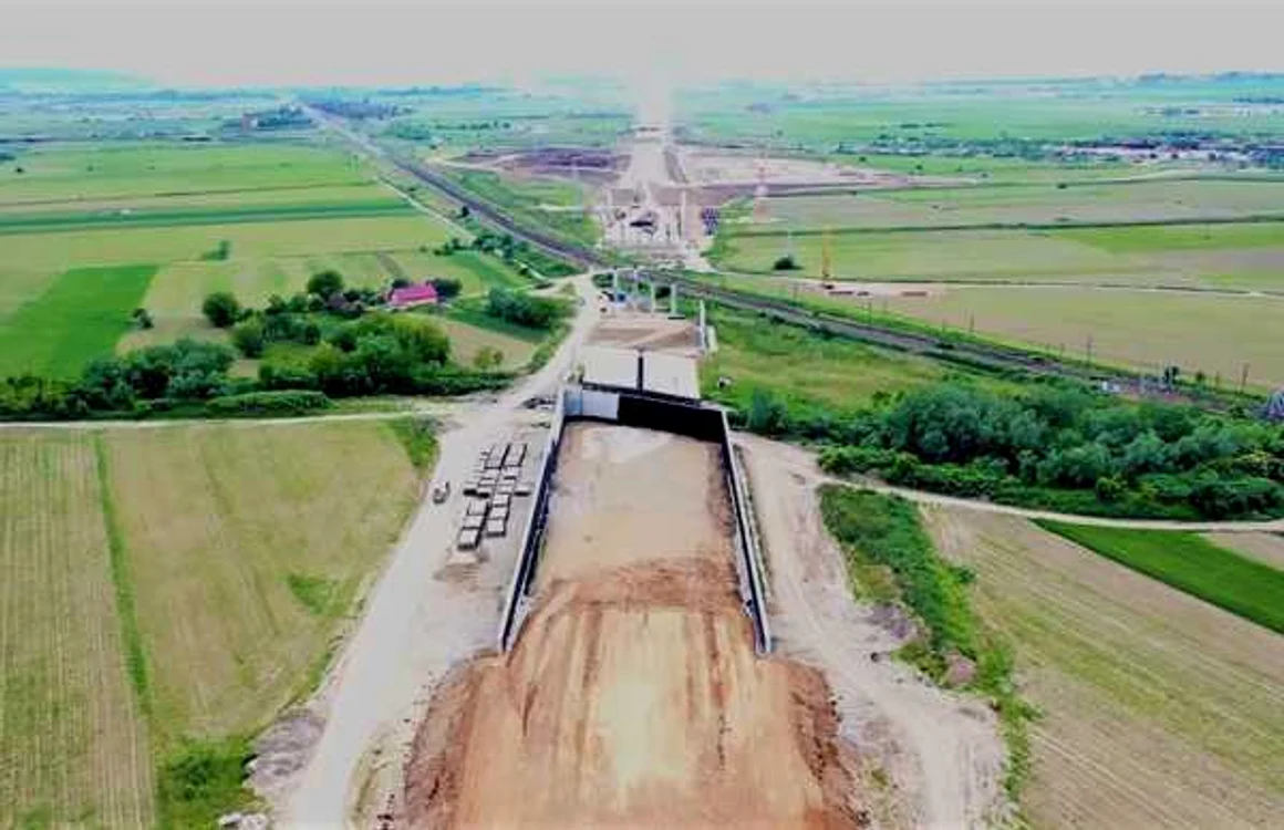 santier autostrada alba