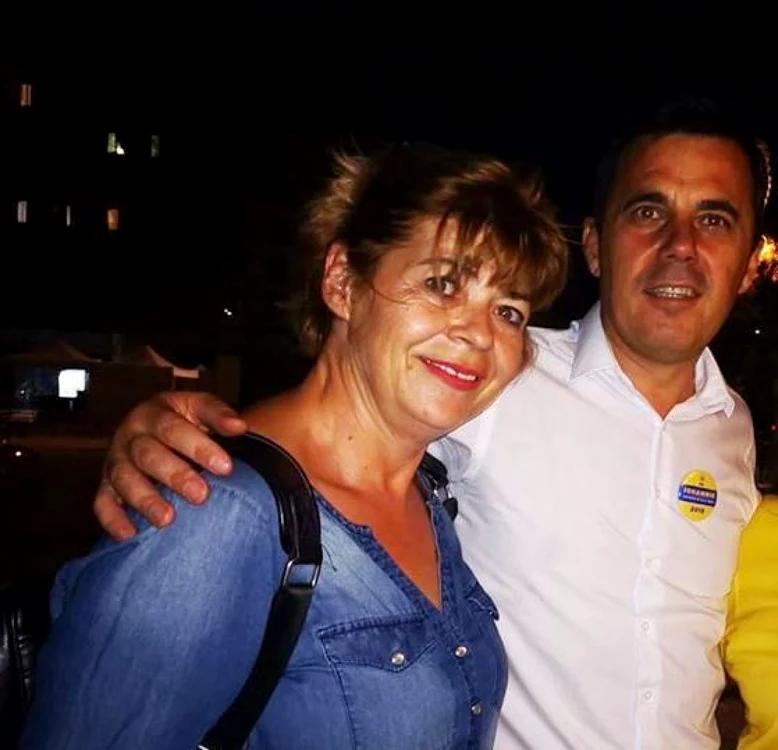 Gabriela Marchitan şi Ion Ştefan, în campanie electorală pe străzi FOTO: Facebook
