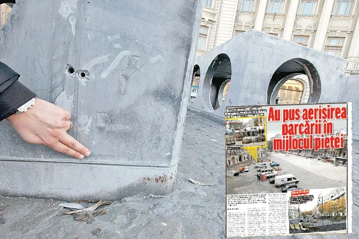 
    Cuburile din beton au fost  tăiate şi vor fi îndepărtate în  cursul acestei săptămâni  
