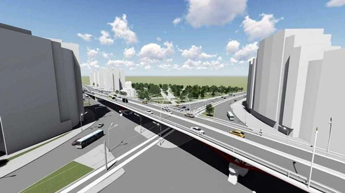 
    Și ultima bretea a Pasajului Doamna Ghica a fost asfaltatăFoto: Facebook/Radu Mihaiu  