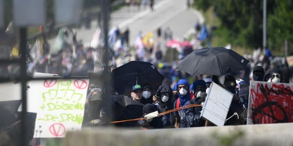 Protest Savoie Gendarmerie nationale Twitter jpg