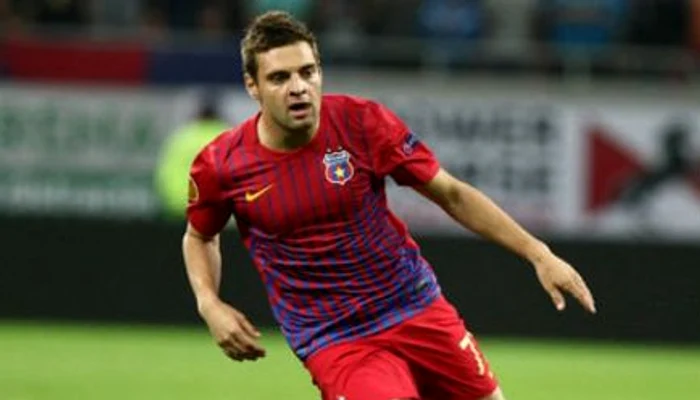 Adi Popa, în tricoul FCSB-ului FOTO Facebook