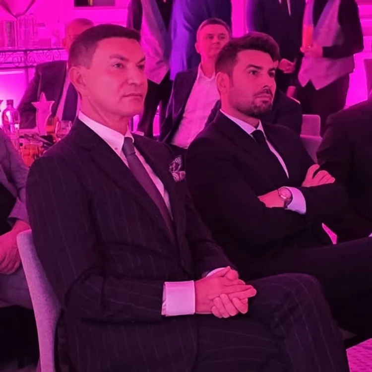 Cristi Borcea şi Adrian Mutu, la Gala Fanatik. FOTO: Facebook