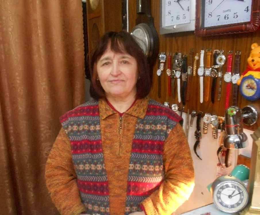 Georgeta Foca, femeia care „corectează” timpul de jumătate de veac. FOTO Dănuţ Zuzeac