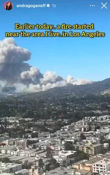 Frații Andra și Răzvan Gogan se află în zona Los Angeles, la doar 10 minute distanță de incendiile uriașe Foto: Instagram