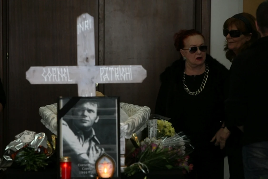 Stela Popescu, la căpătâiul lui Cornel Patrichi