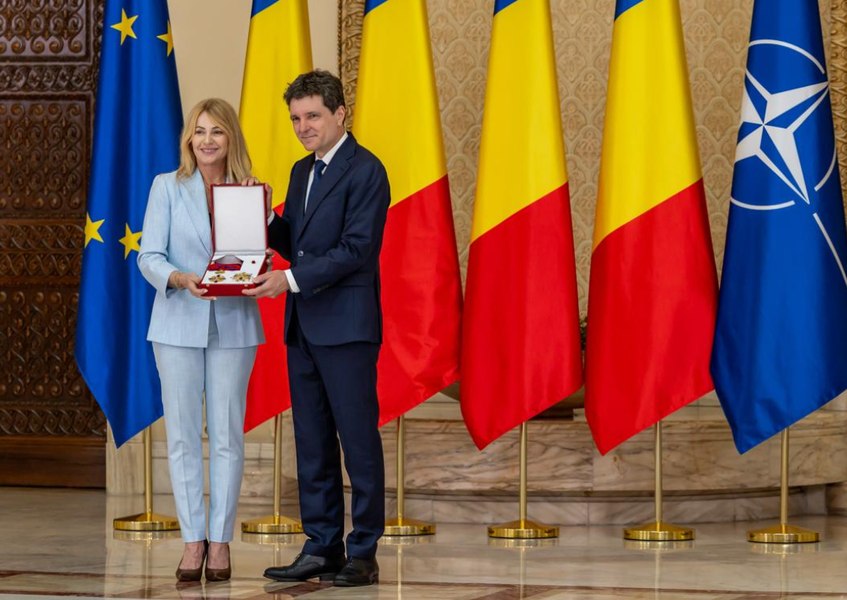 Nadia Comăneci a fost decorată de Nicușor Dan: „Când cineva îmi spunea «nu poți», găseam o cale!”. Discursul emoționant al șefului de stat