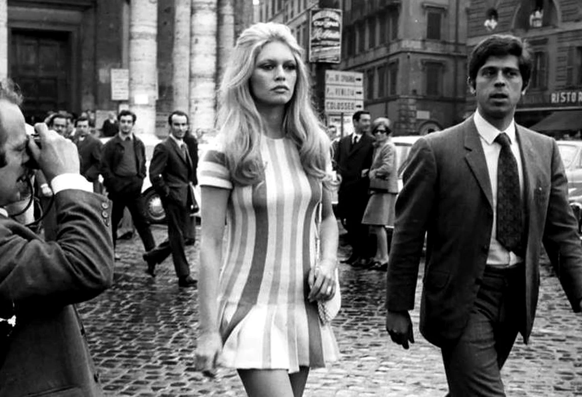 Brigitte Bardot, la Roma, în aprilie 1969 (© Wikimedia Commons)