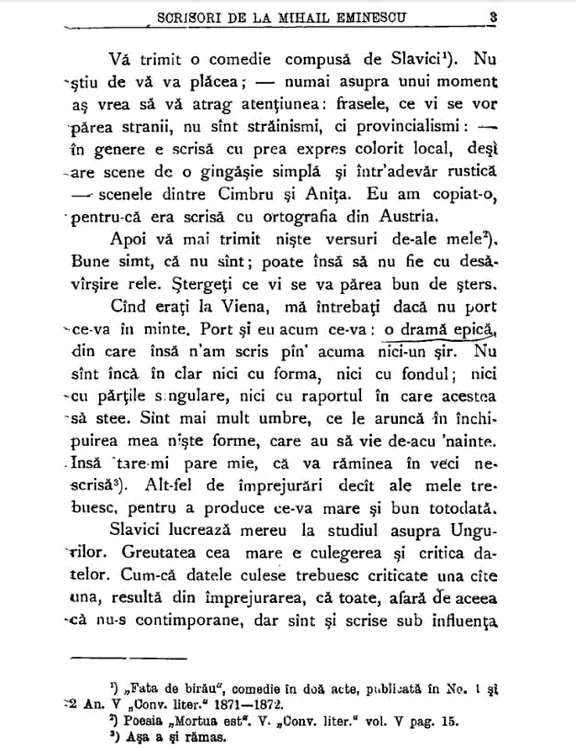 scrisori eminescu negruzzi junimea FOTO Biblioteca Digitală a Bucureştilor / digibuc.ro