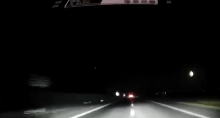 Eveniment astronomic surprins pe Autostrada Soarelui Foto: Captură Video TVR Info