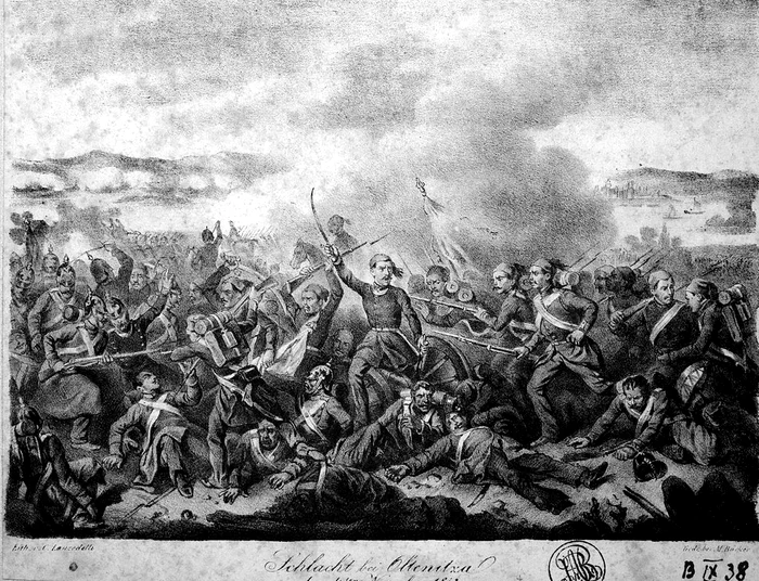 Bătălia de la Oltenița de Karl Lanzedelli