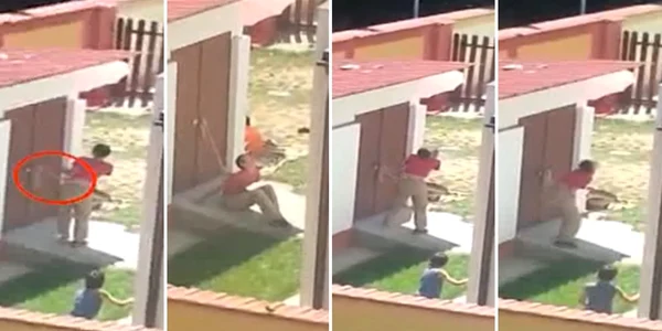 colaj pentru articol - copil legat de usa FOTO capturi Realitatea.net