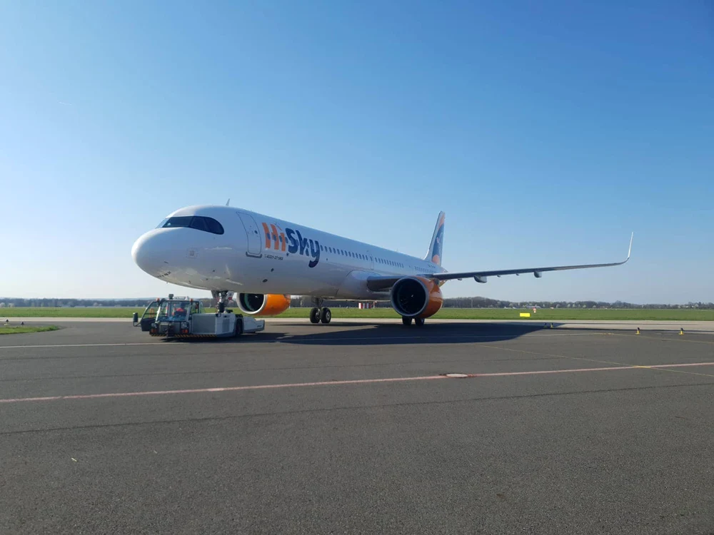 O nouă companie aeriană pe Aeroprtul Timișoara FOTO HiSky