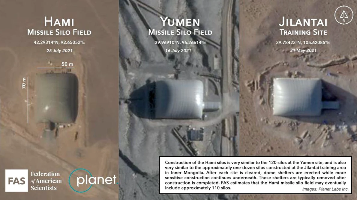 China construieşte noi silozuri pentru rachete nucleare jpeg