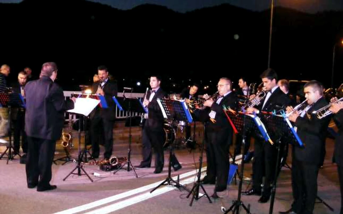 Artiştii Filarmonicii din Timişoara în timpul concertului de la Porţile de Fier I FOTO Corina Macavei