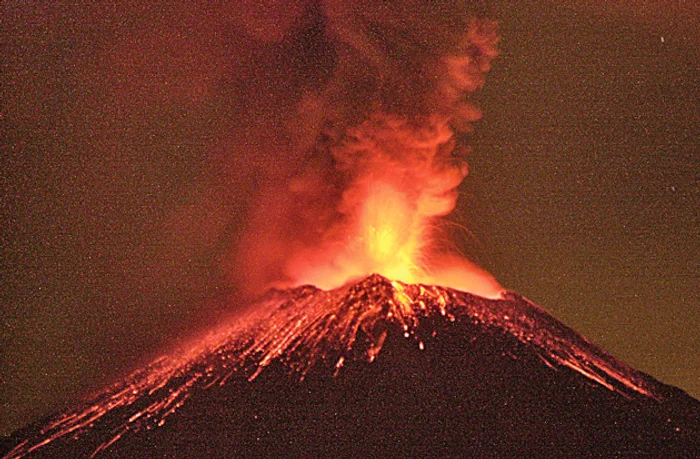 Popocatepetl s-a trezit la viață