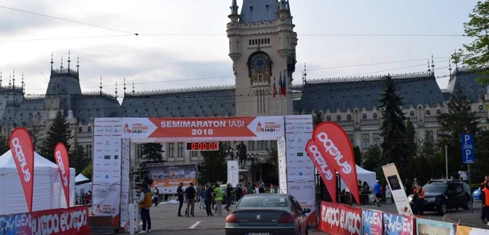 Zona de start Semimaraton Iaşi FOTO Facebook Semimaraton Iaşi