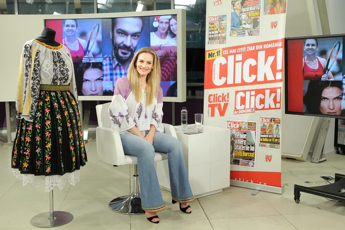 Delia Barbu a fost invitată la Click TV Livefoto: Eduard Enea